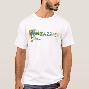 Främmande Zazzle tryckvåg T-shirt