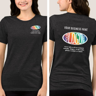 Främre Anpassningsbar - utskriven - Modern Busines T Shirt