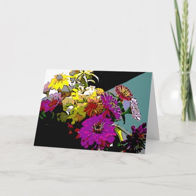 Främre sittplatskort Bouquet Mors dag Kort (Framsida)