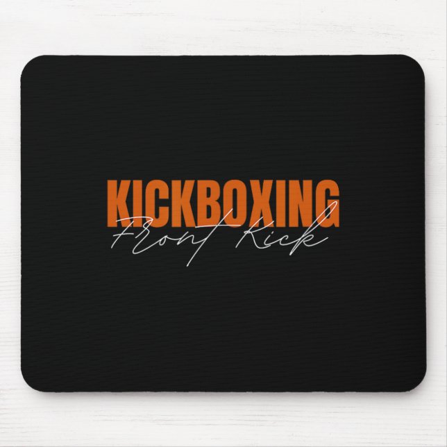Främre spark kickboxning musmatta (Framsidan)
