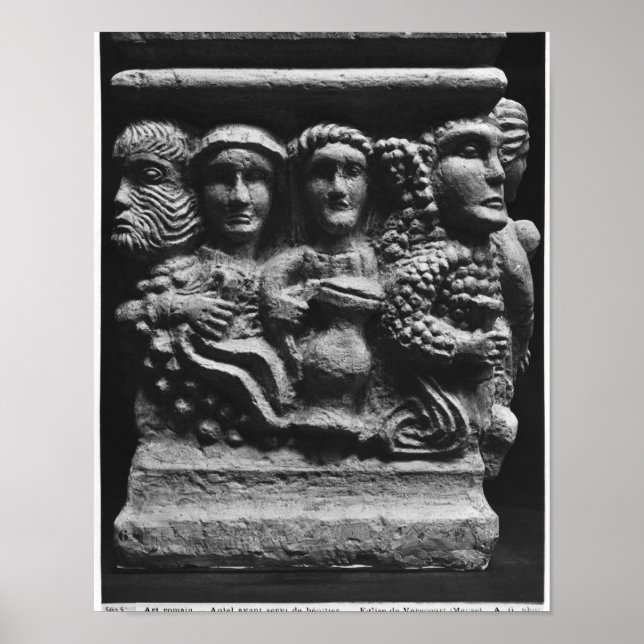 Framsida av en altare som används som typsnitt poster (Framsidan)