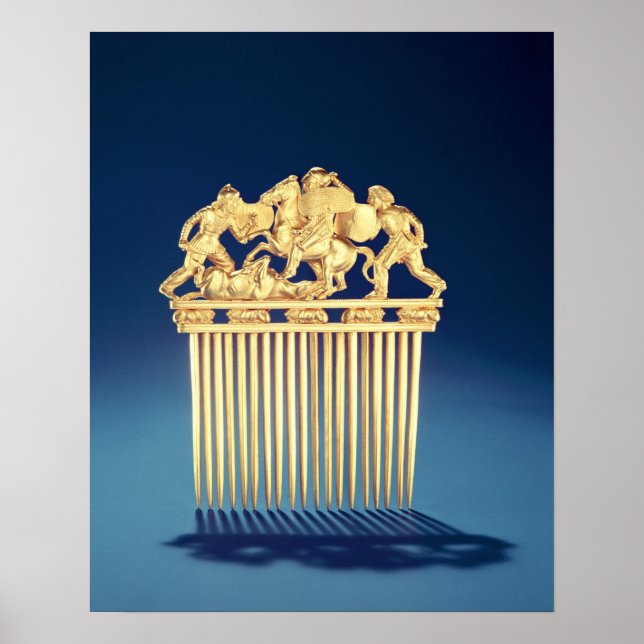 Framsida av en scytiansk kamb poster (Framsidan)