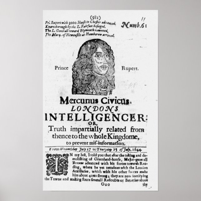 Framsida från Mercurius Civicus Poster (Framsidan)
