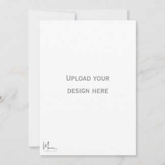 Framsida och baksida Inbjudningskort