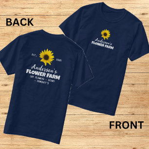 Framsida och baksida Skriv ut grupp/familj Namn st T Shirt