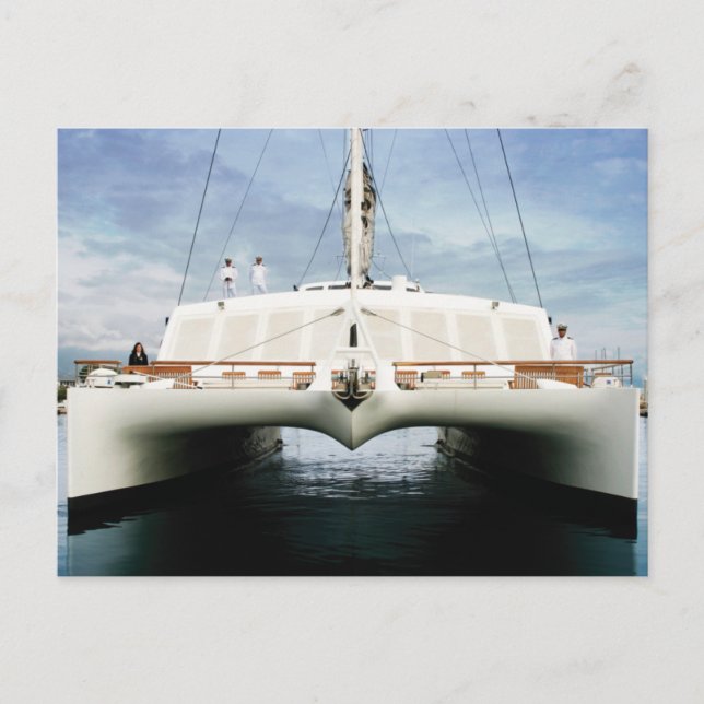 Framsida på katamaran vykort (Framsida)