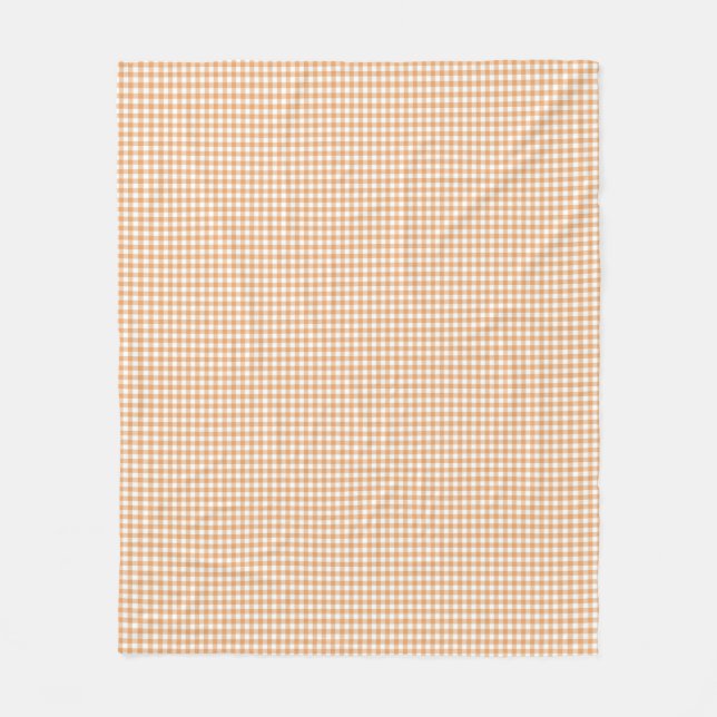Framsidan av en tyg med en varm orange  fleecefilt (Framsidan)