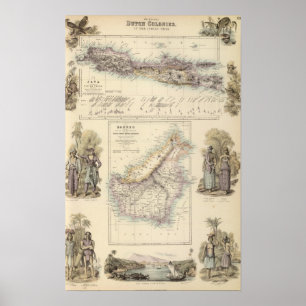 Främsta holländska kolonier i de indiska haven poster