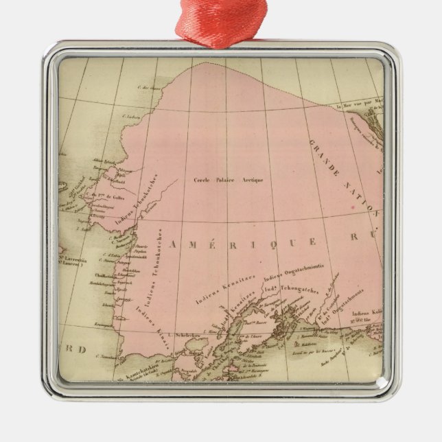 Främsta meridians Washington och Paris Julgransprydnad Metall (Framsidan)