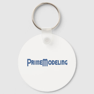 Främsta modellera logotyp nyckelring