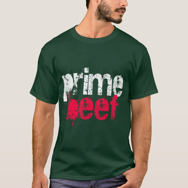 Främsta nötkött tee shirt (Framsida)