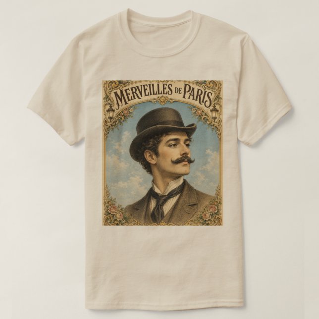 Framstående man t shirt (Design framsida)