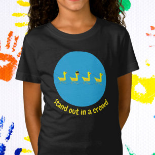 Framstående söta motiverande ankor t shirt