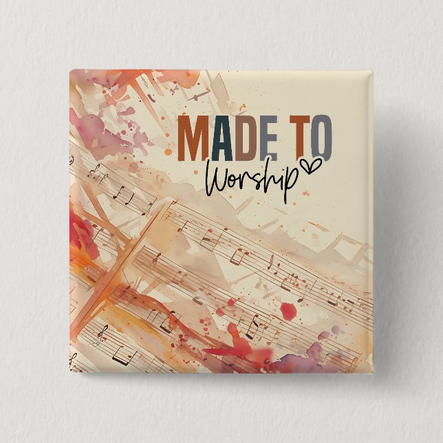 Framställd på en gudship inspirational Christian Q Knapp (Framsida)