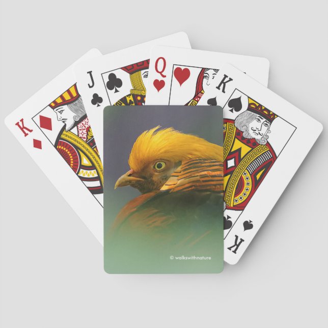 Framställning från Grönten: Golden Pheasant Casinokort (Baksidan)