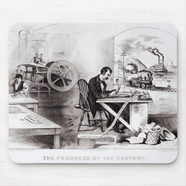 Framsteg av århundradet musmatta (Framsidan)