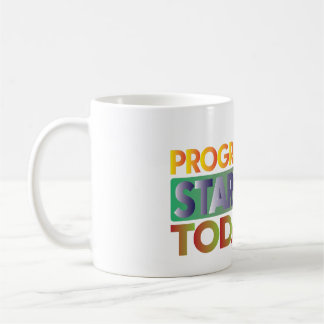 Framsteg Börjar Idag Kaffemugg
