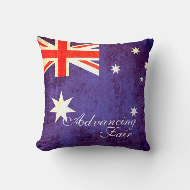 Framsteg Fair australisk flaggkudde Kudde (Framsida)