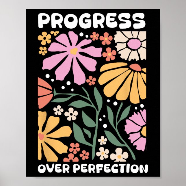 Framsteg före perfektion Aba-terapeut beteende Rb Poster (Framsidan)