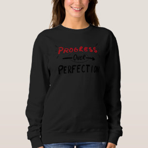 Framsteg före Perfektion Motivational Teacher Pers T Shirt