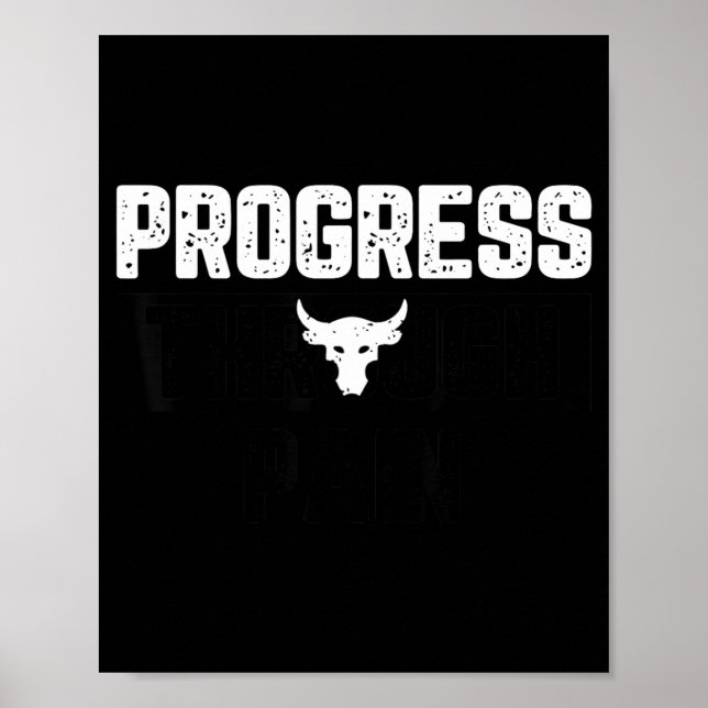 Framsteg Genom Smärta Poster (Framsidan)