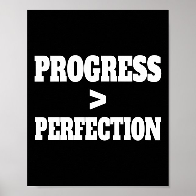 Framsteg i fråga om perfekt motiv för offertvit poster (Framsidan)
