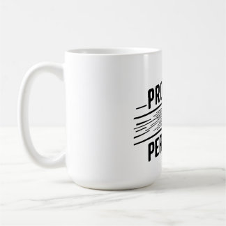 Framsteg Inte Perfektion (Motiverande Citat_gåva) Kaffemugg