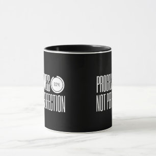 Framsteg Inte Perfektion — Mugg