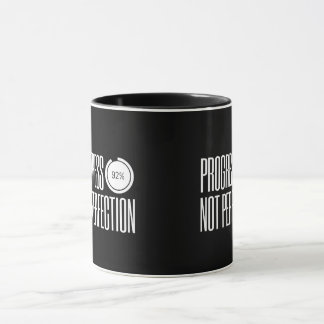 Framsteg Inte Perfektion — Mugg