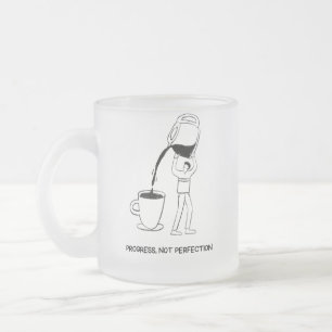 Framsteg. Inte Perfektion Mugg