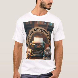 Framsteg, inte perfektion t shirt