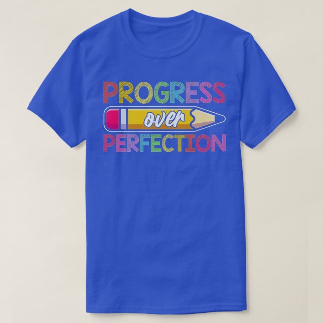 Framsteg jämfört med yrkeslärare (14) t shirt (Design framsida)