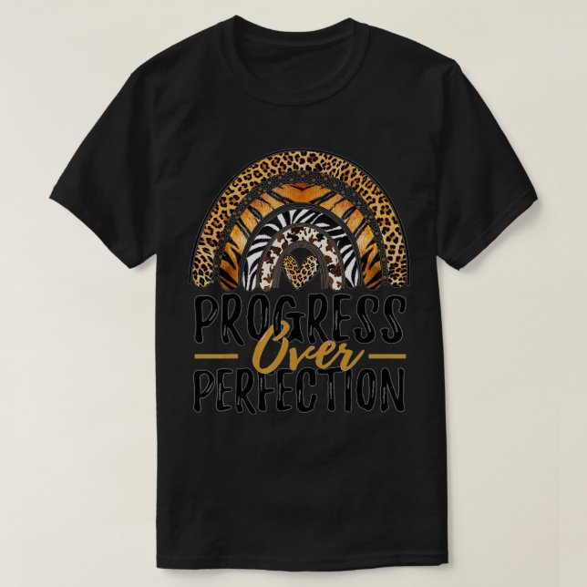 Framsteg jämfört med yrkeslärare (39) t shirt (Design framsida)