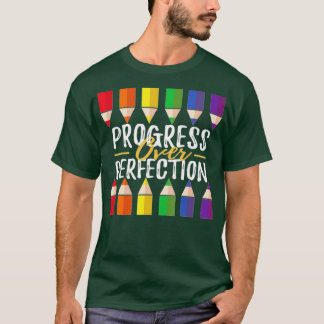 Framsteg jämfört med yrkeslärare (45) t shirt