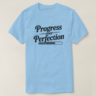 Framsteg med Perfektion Motiv offert T Shirt