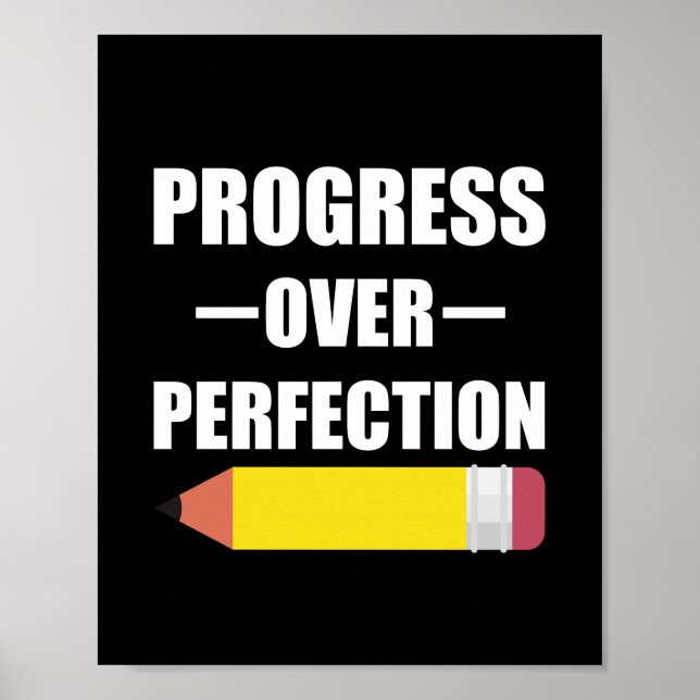 Framsteg med Perffiction Back to school Lärare Poster (Framsidan)