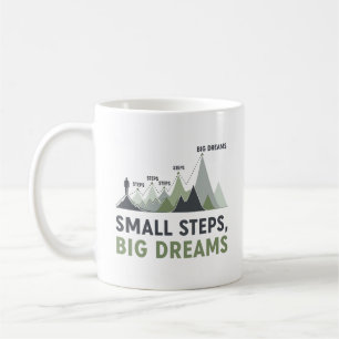 Framsteg mot målet för bergsbestigare - Inspireran Kaffemugg