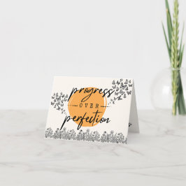 Framsteg över anteckningskort för prestandafrämjan