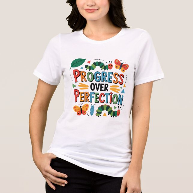 Framsteg över Perfekt Back to school T Shirt (Framsida)
