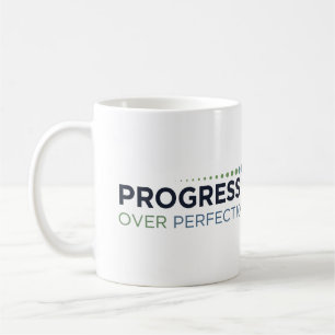 Framsteg över Perfektion Kaffemugg