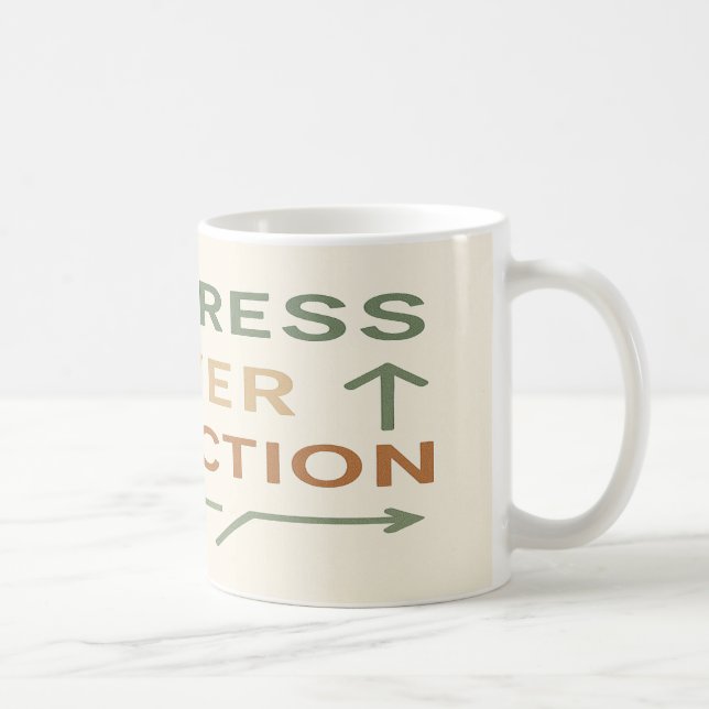 Framsteg över Perfektion Kaffemugg (Höger)