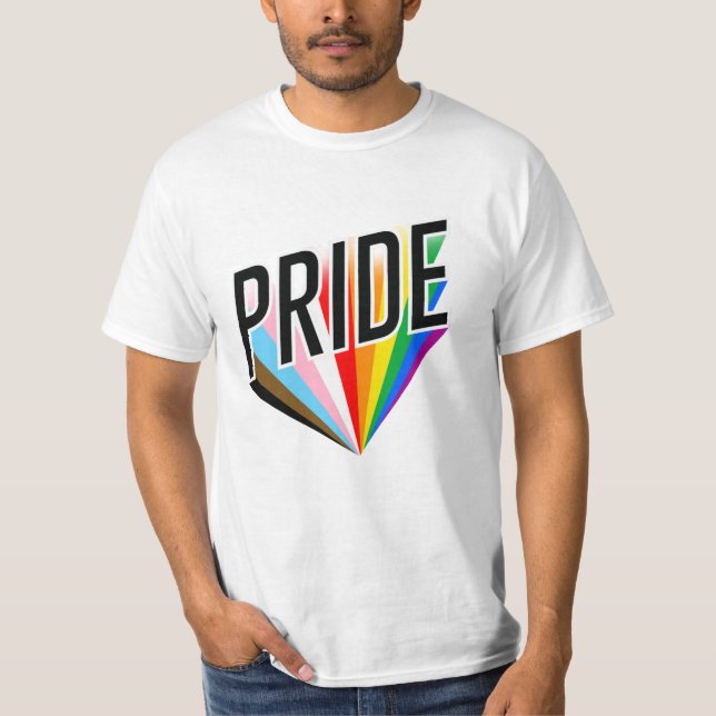 Framsteg Pride Burst T Shirt (Framsida)