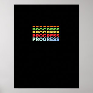 Framsteg – Små steg varje dag Poster