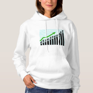 Framsteg Success Progress Stapeldiagram T Shirt