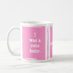 Framstegen i Cute baby. Anpassa dig själv! Kaffemugg