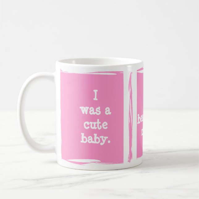 Framstegen i Cute baby. Anpassa dig själv! Kaffemugg (Vänster)