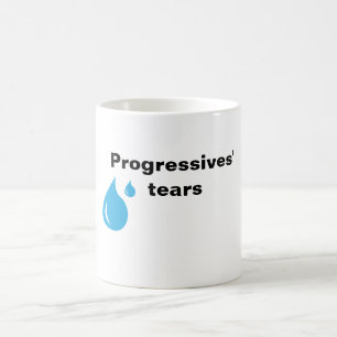 Framstegsvän tårar kaffemugg