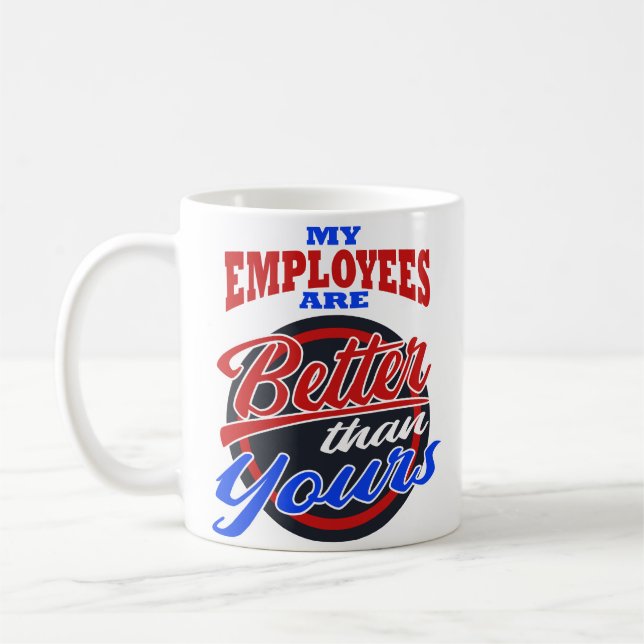 Framstickandes dag min anställd som är bättre än kaffemugg (Vänster)