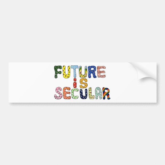FRAMTID ÄR SEKULÄR BILDEKAL (Framsidan)