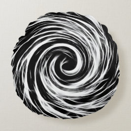 Framtid - borstad polyesterrundadekorativ kudde